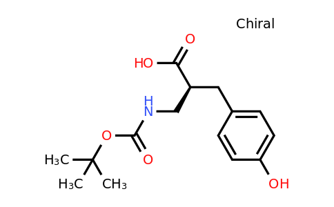 CAS 1260590-07-5 | (S)-2-(Tert-butoxycarbonylamino-methyl)-3-(4-hydroxy-phenyl)-propionic acid