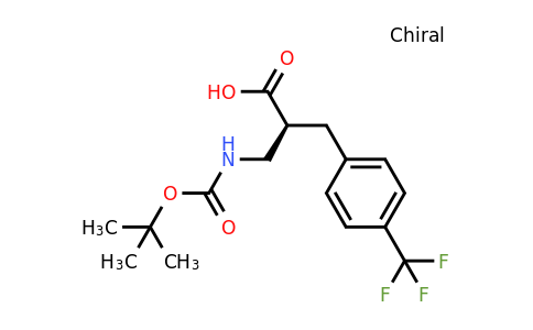 CAS 1260590-13-3 | (S)-2-(Tert-butoxycarbonylamino-methyl)-3-(4-trifluoromethyl-phenyl)-propionic acid