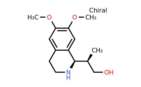 CAS 1260590-63-3 | (R)-2-((R)-6,7-Dimethoxy-1,2,3,4-tetrahydro-isoquinolin-1-YL)-propan-1-ol