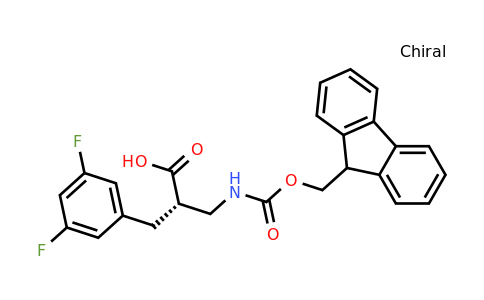 CAS 1260590-68-8 | (S)-3-(3,5-Difluoro-phenyl)-2-[(9H-fluoren-9-ylmethoxycarbonylamino)-methyl]-propionic acid
