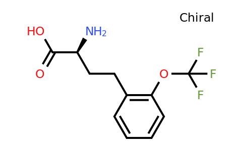 CAS 1260590-74-6 | (S)-2-Amino-4-(2-trifluoromethoxy-phenyl)-butyric acid