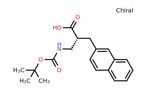 CAS 1260590-81-5 | (R)-2-(Tert-butoxycarbonylamino-methyl)-3-naphthalen-2-YL-propionic acid