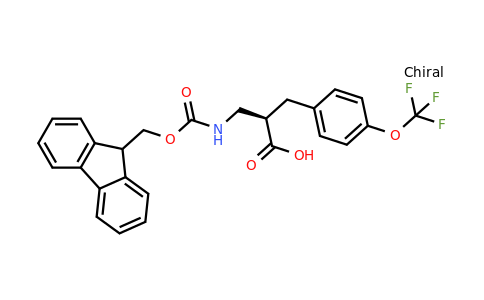CAS 1260590-93-9 | (R)-2-[(9H-Fluoren-9-ylmethoxycarbonylamino)-methyl]-3-(4-trifluoromethoxy-phenyl)-propionic acid