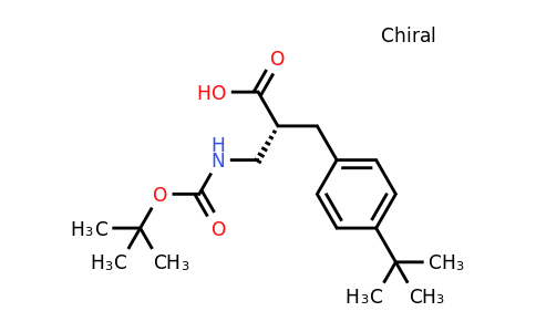 CAS 1260590-96-2 | (R)-2-(Tert-butoxycarbonylamino-methyl)-3-(4-tert-butyl-phenyl)-propionic acid