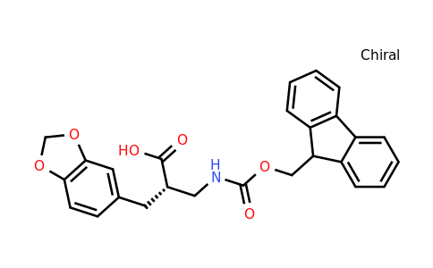 CAS 1260590-99-5 | (S)-3-Benzo[1,3]dioxol-5-YL-2-[(9H-fluoren-9-ylmethoxycarbonylamino)-methyl]-propionic acid