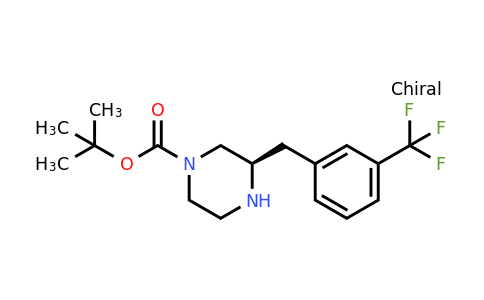 CAS 1260591-05-6 | (R)-3-(3-Trifluoromethyl-benzyl)-piperazine-1-carboxylic acid tert-butyl ester