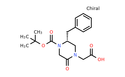 CAS 1260591-22-7 | (R)-2-Benzyl-4-carboxymethyl-5-oxo-piperazine-1-carboxylic acid tert-butyl ester