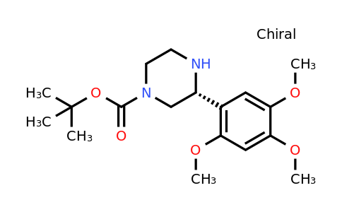CAS 1260591-36-3 | (R)-3-(2,4,5-Trimethoxy-phenyl)-piperazine-1-carboxylic acid tert-butyl ester
