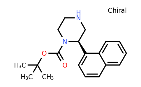 CAS 1260591-37-4 | (R)-2-Naphthalen-1-YL-piperazine-1-carboxylic acid tert-butyl ester