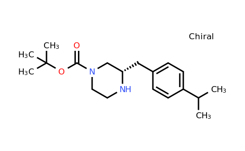 CAS 1260591-39-6 | (S)-3-(4-Isopropyl-benzyl)-piperazine-1-carboxylic acid tert-butyl ester