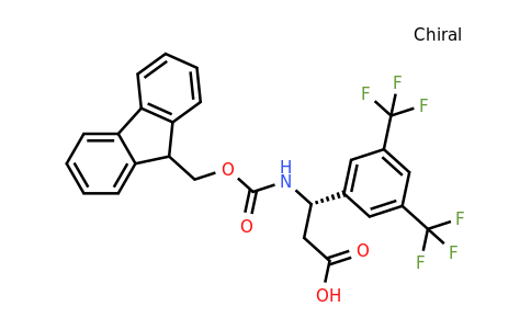 CAS 1260591-43-2 | (S)-3-(3,5-Bis-trifluoromethyl-phenyl)-3-(9H-fluoren-9-ylmethoxycarbonylamino)-propionic acid