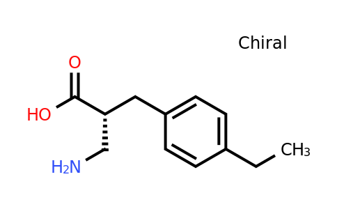 CAS 1260591-97-6 | (R)-2-Aminomethyl-3-(4-ethyl-phenyl)-propionic acid