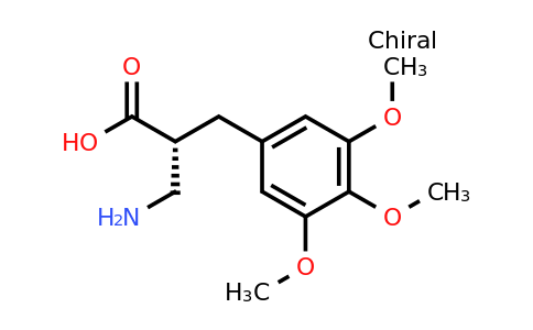 CAS 1260592-11-7 | (R)-2-Aminomethyl-3-(3,4,5-trimethoxy-phenyl)-propionic acid