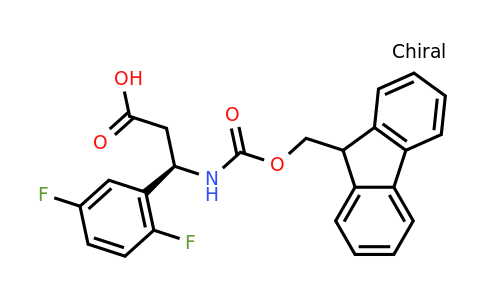 CAS 1260592-30-0 | (R)-3-(2,5-Difluoro-phenyl)-3-(9H-fluoren-9-ylmethoxycarbonylamino)-propionic acid