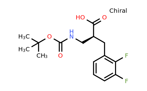 CAS 1260592-48-0 | (S)-2-(Tert-butoxycarbonylamino-methyl)-3-(2,3-difluoro-phenyl)-propionic acid