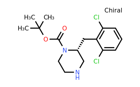 CAS 1260592-65-1 | (R)-2-(2,6-Dichloro-benzyl)-piperazine-1-carboxylic acid tert-butyl ester