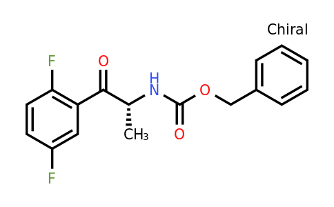 CAS 1260592-69-5 | Benzyl [(1R)-2-(2,5-difluorophenyl)-1-methyl-2-oxoethyl]carbamate