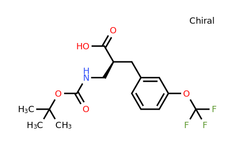 CAS 1260592-70-8 | (S)-2-(Tert-butoxycarbonylamino-methyl)-3-(3-trifluoromethoxy-phenyl)-propionic acid
