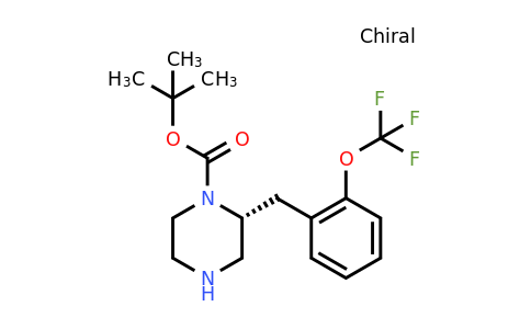CAS 1260592-75-3 | (R)-2-(2-Trifluoromethoxy-benzyl)-piperazine-1-carboxylic acid tert-butyl ester