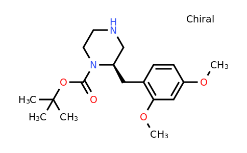 CAS 1260592-82-2 | (R)-2-(2,4-Dimethoxy-benzyl)-piperazine-1-carboxylic acid tert-butyl ester
