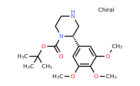 CAS 1260592-84-4 | (S)-2-(3,4,5-Trimethoxy-phenyl)-piperazine-1-carboxylic acid tert-butyl ester