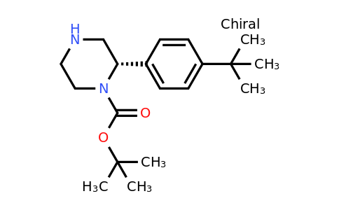CAS 1260592-89-9 | (S)-2-(4-Tert-butyl-phenyl)-piperazine-1-carboxylic acid tert-butyl ester