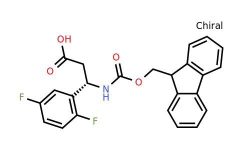 CAS 1260593-16-5 | (S)-3-(2,5-Difluoro-phenyl)-3-(9H-fluoren-9-ylmethoxycarbonylamino)-propionic acid