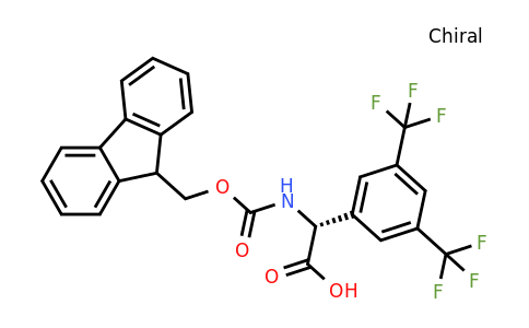 CAS 1260593-22-3 | (R)-(3,5-Bis-trifluoromethyl-phenyl)-[(9H-fluoren-9-ylmethoxycarbonylamino)]-acetic acid
