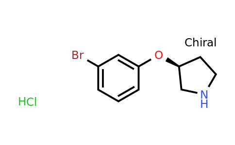 CAS 1260593-52-9 | (S)-3-(3-Bromo-phenoxy)-pyrrolidine hydrochloride