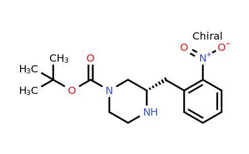 CAS 1260593-93-8 | (S)-3-(2-Nitro-benzyl)-piperazine-1-carboxylic acid tert-butyl ester