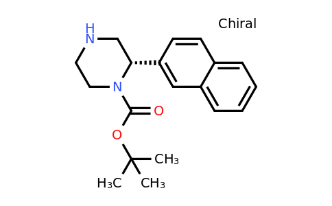 CAS 1260594-09-9 | (S)-2-Naphthalen-2-YL-piperazine-1-carboxylic acid tert-butyl ester