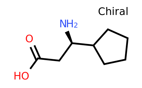 (3R)-3-Amino-3-cyclopentylpropanoic acid