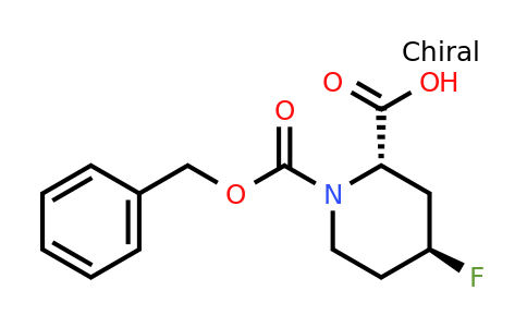 CAS 1260595-29-6 | (2S,4S)-1-((Benzyloxy)carbonyl)-4-fluoropiperidine-2-carboxylic acid