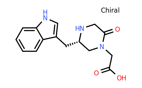 CAS 1260595-32-1 | [(S)-5-(1H-Indol-3-ylmethyl)-2-oxo-piperazin-1-YL]-acetic acid