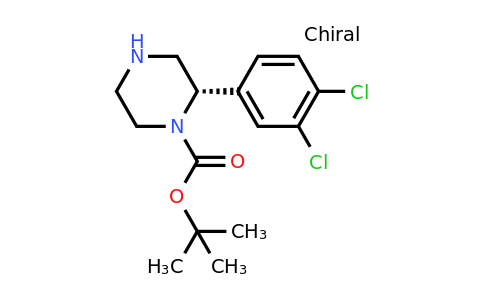 CAS 1260595-35-4 | (S)-2-(3,4-Dichloro-phenyl)-piperazine-1-carboxylic acid tert-butyl ester
