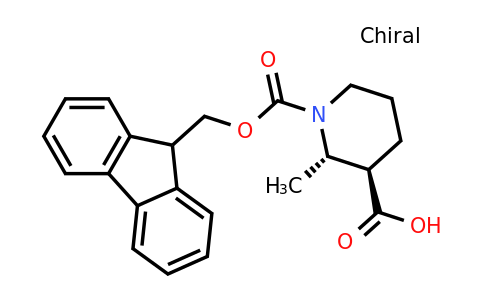 CAS 1260595-41-2 | (2S,3R)-1-(9H-Fluoren-9-ylmethoxycarbonyl)-2-methylpiperidine-3-carboxylic acid