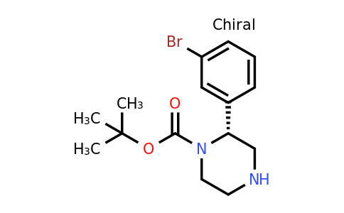 CAS 1260595-73-0 | (R)-2-(3-Bromo-phenyl)-piperazine-1-carboxylic acid tert-butyl ester