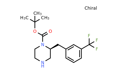CAS 1260595-99-0 | (S)-2-(3-Trifluoromethyl-benzyl)-piperazine-1-carboxylic acid tert-butyl ester