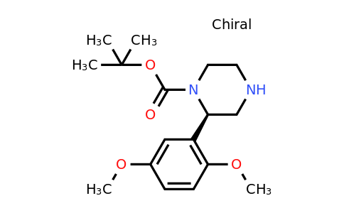 CAS 1260596-14-2 | (R)-2-(2,5-Dimethoxy-phenyl)-piperazine-1-carboxylic acid tert-butyl ester