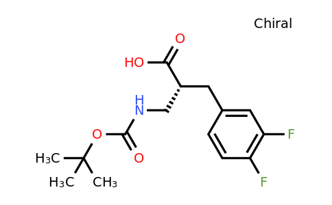 CAS 1260596-30-2 | (R)-2-(Tert-butoxycarbonylamino-methyl)-3-(3,4-difluoro-phenyl)-propionic acid