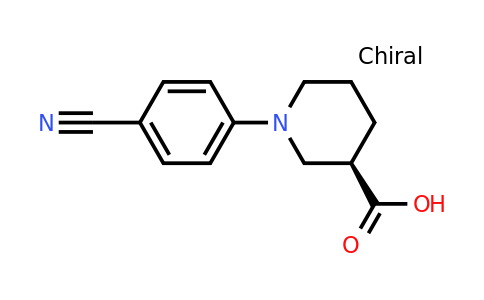 CAS 1260596-45-9 | (R)-1-(4-Cyanophenyl)piperidine-3-carboxylic acid