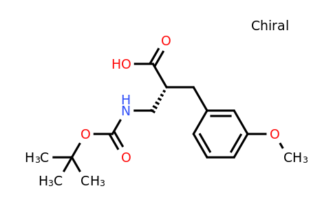 CAS 1260596-57-3 | (R)-2-(Tert-butoxycarbonylamino-methyl)-3-(3-methoxy-phenyl)-propionic acid