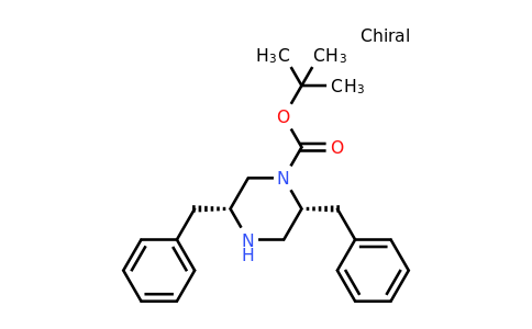 CAS 1260596-64-2 | (2R,5R)-2,5-Dibenzyl-piperazine-1-carboxylic acid tert-butyl ester