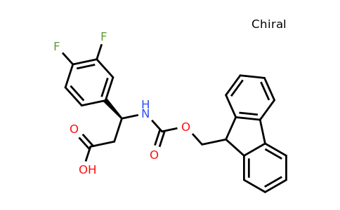 CAS 1260596-69-7 | (S)-3-(3,4-Difluoro-phenyl)-3-(9H-fluoren-9-ylmethoxycarbonylamino)-propionic acid