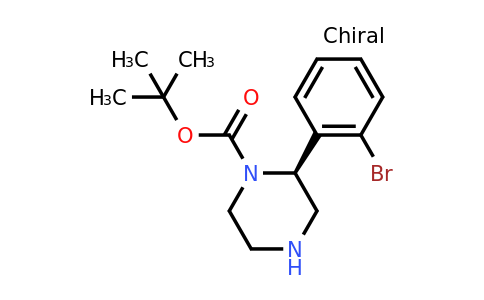 CAS 1260601-80-6 | (S)-2-(2-Bromo-phenyl)-piperazine-1-carboxylic acid tert-butyl ester