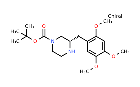 CAS 1260602-25-2 | (S)-3-(2,4,5-Trimethoxy-benzyl)-piperazine-1-carboxylic acid tert-butyl ester