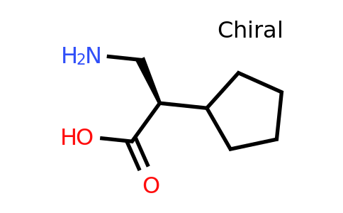 CAS 1260602-57-0 | (R)-3-Amino-2-cyclopentyl-propionic acid
