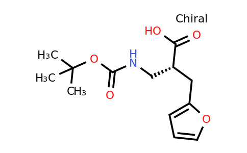 CAS 1260603-67-5 | (R)-2-(Tert-butoxycarbonylamino-methyl)-3-furan-2-YL-propionic acid