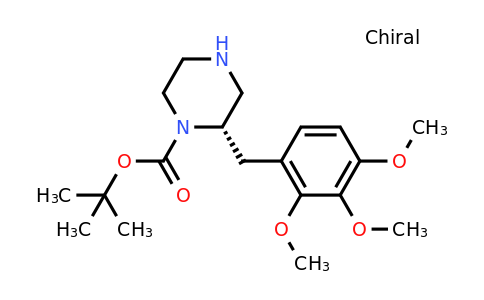 CAS 1260603-77-7 | (S)-2-(2,3,4-Trimethoxy-benzyl)-piperazine-1-carboxylic acid tert-butyl ester