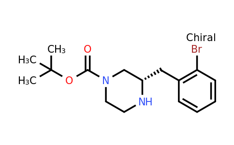 CAS 1260603-80-2 | (S)-3-(2-Bromo-benzyl)-piperazine-1-carboxylic acid tert-butyl ester